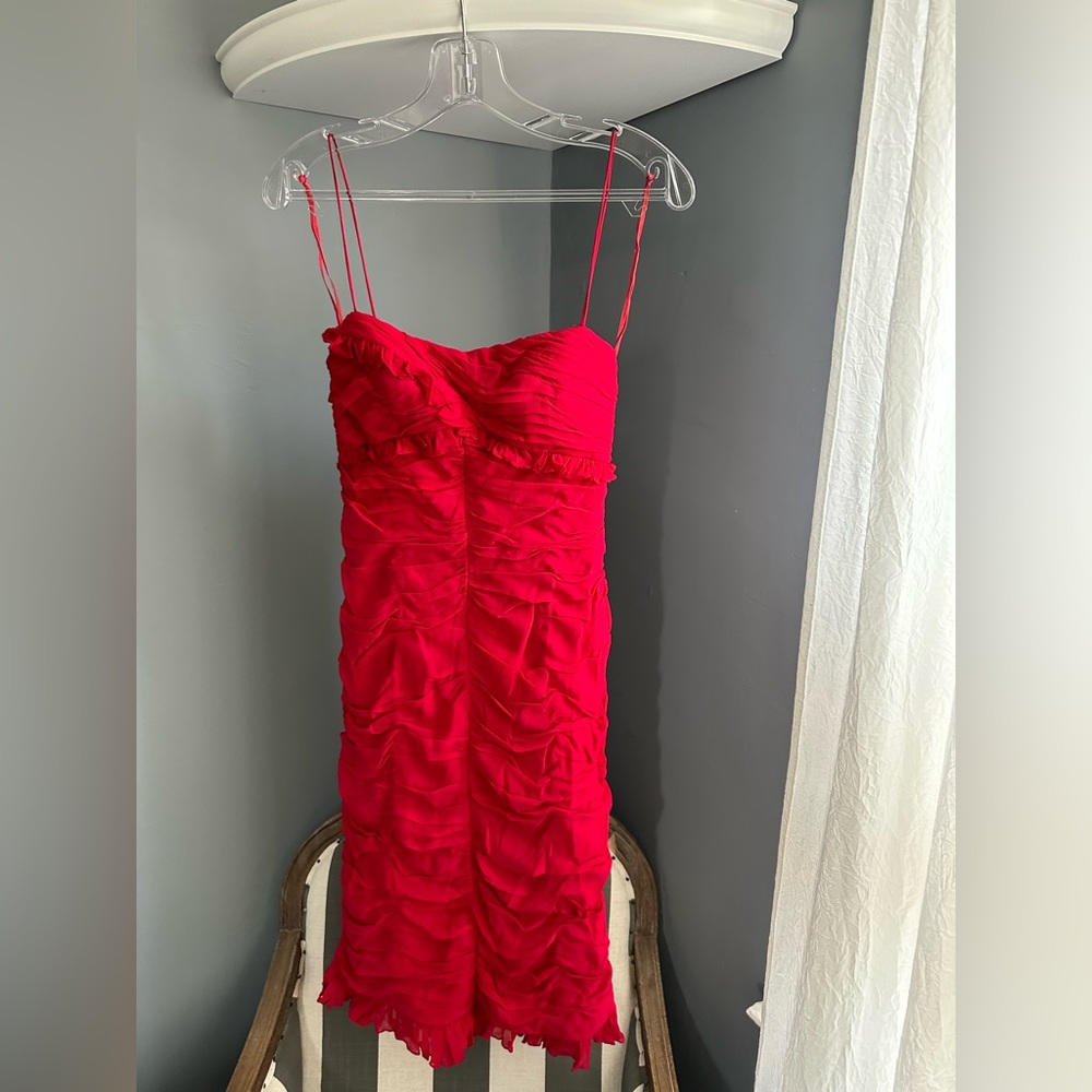 Red Zara Cocktail Dress